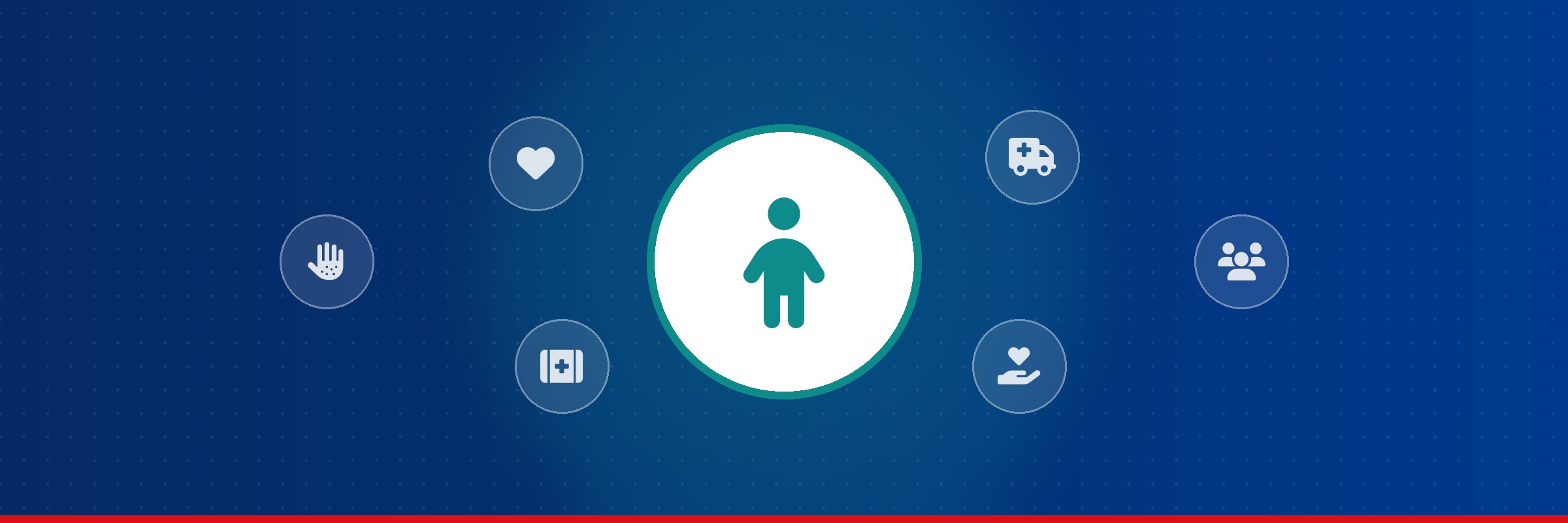 Emergency Paediatric First Aid course graphic in PLAB Guide brand colours with a child icon